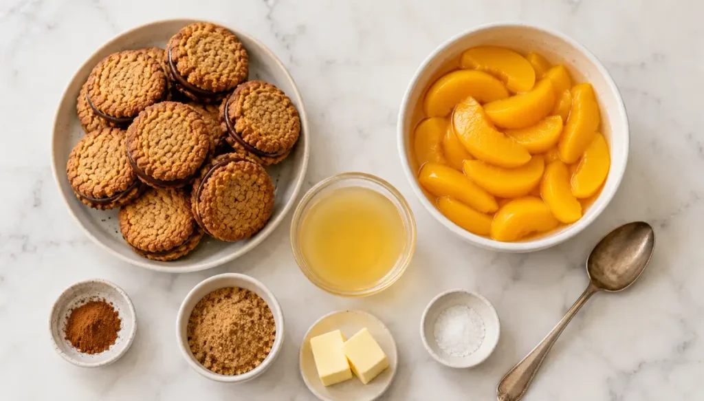 Kingston Biscuits and Peaches Recipe