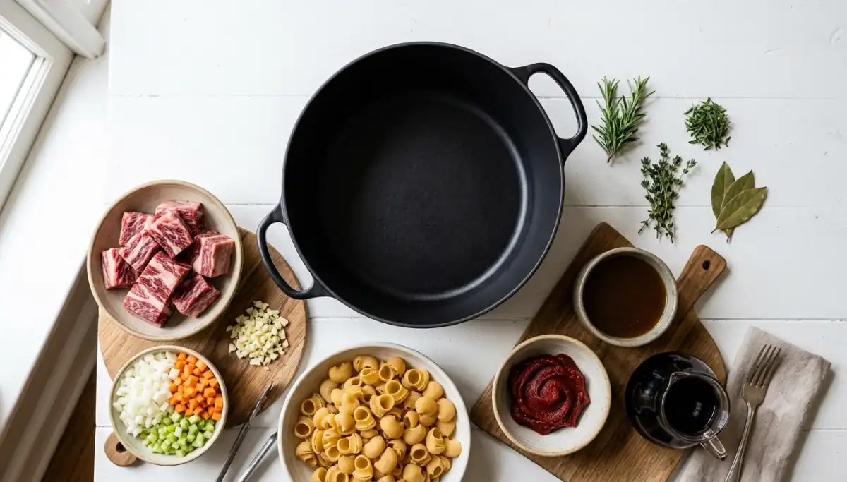 Braised Short Rib Lumache Recipe